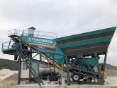 Mobile 30 M³/H Mobile Concrete Plant