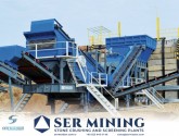 Mobile impact crushing-screening plant