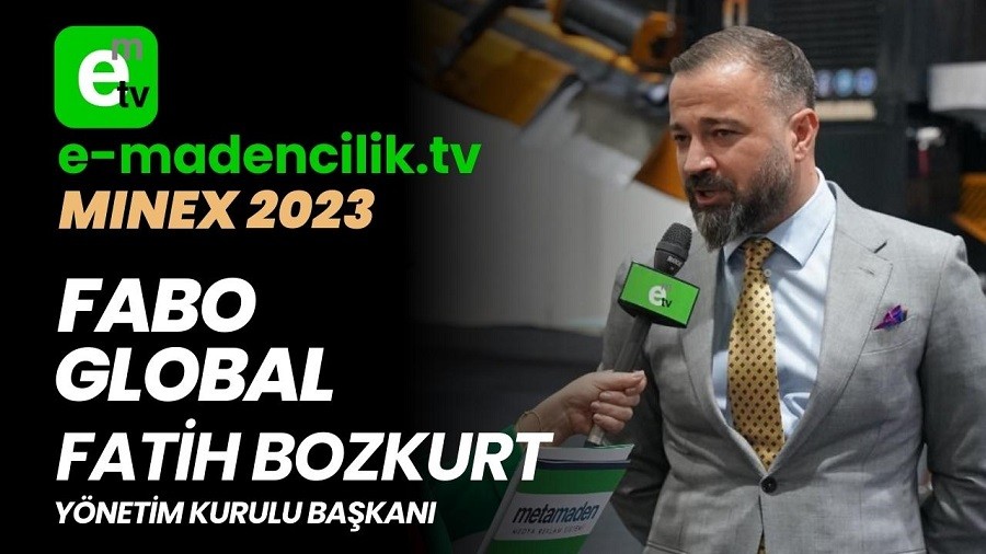 e-madencilik.tv MINEX 2023 İzmir Fuarında yayın hayatına başladı
